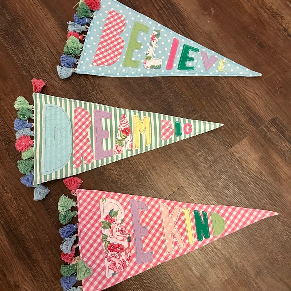 Matilda Jane Multicolor Inspirational Pennant Set
